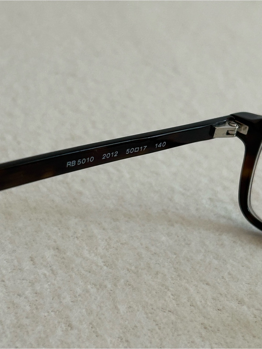 Ray-Ban Rb 5010 2012 Tortoiseshell rectangular Frames - Picture 3 of 6